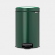 Cos gunoi cu pedala newIcon, 12L - Verde Pin