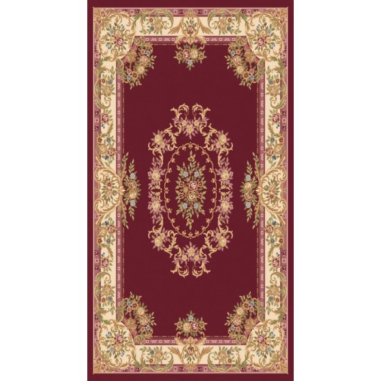 Covor Solid 01 CVC rosu oval 190 x 280 cm Covor Solid 01 CVC rosu oval 190 x 280 cm