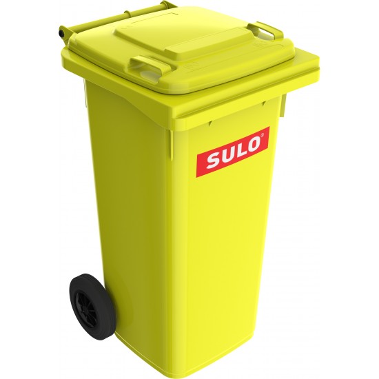 Europubela din material plastic, 240 l culoare galben SULO - Transport inclus