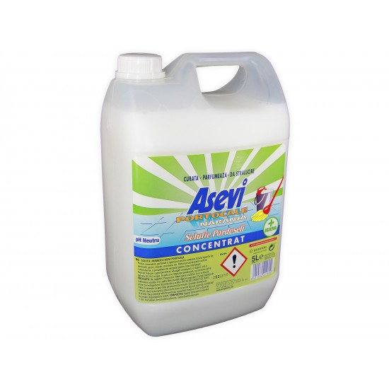 Detergent concentrat universal, cu parfum de portocala Asevi, 5L