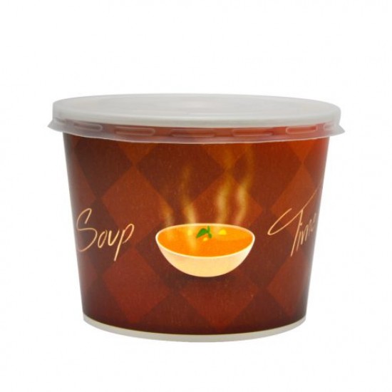 Castron supa + CAPAC, Soup Time 520 gr, 50 buc/set