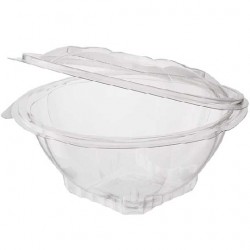 Caserola rotunda cu capac atasat si sigiliu, 250 cc, 100 buc/set Caserola rotunda cu capac atasat si sigiliu, 250 cc, 100 buc/set