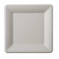 FARFURIE BIO PATRATA DIN TRESTIE DE ZAHAR 15 cm 50 buc/ set