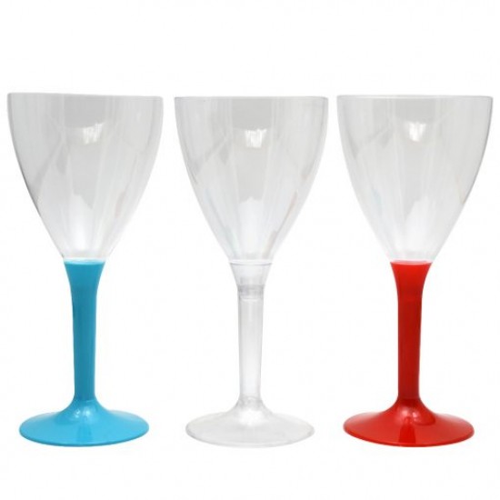 Pahare din plastic pentru vin, 10 buc/vin