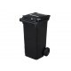 Pubela HDPE CLD 120L negru - Transport Inclus