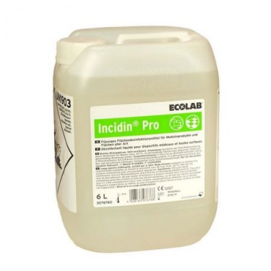 Detergent Dezinfectant Incidin Pro pentru unitati sanitare, Ecolab, 6l, cu aviz biocid