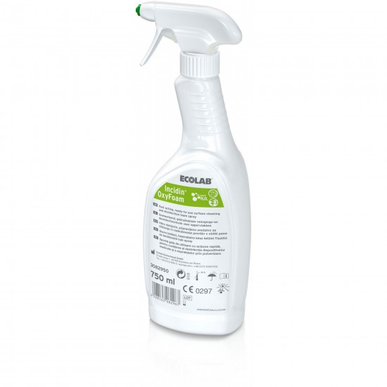 INCIDIN OXYFOAM Produs spuma pentru dezinfecţia rapida de nivel MEDIU a aparaturii medicale si a suprafeţelor INCIDIN OXYFOAM Produs spuma pentru dezinfecţia rapida de nivel MEDIU a aparaturii medicale si a suprafeţelor