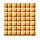 Fata de masa 100x100 cm, Scottish Yellow/Red, FATO, 50 buc / pachet