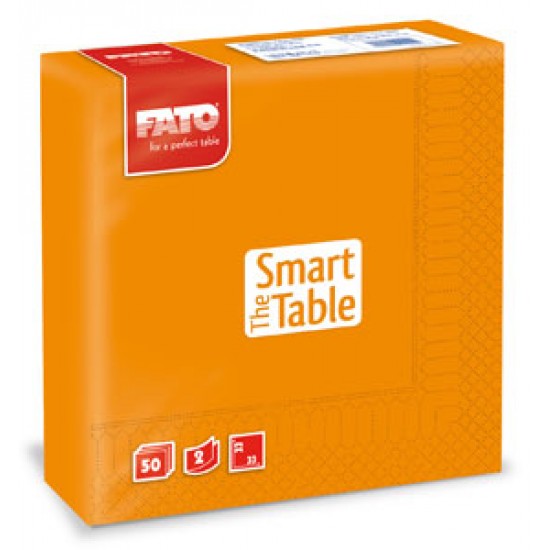 Servetele 33x33 cm, 2 straturi, Smart Table Orange, Fato