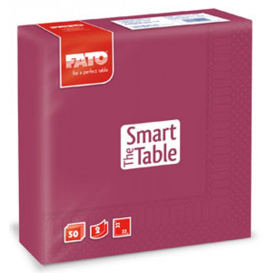 Servetele 33x33 cm, 2 straturi, Smart Table Bordeaux, Fato