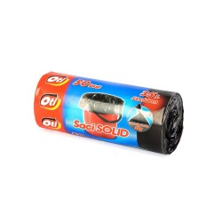 Saci menaj OTI SOLID 35L, negru, 50 buc./rola Saci menaj OTI SOLID 35L, negru, 50 buc./rola