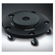 Carucior pentru containere rotunde Brute, negru, RUBBERMAID
