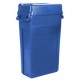 Container Slim Jim cu canale de aerisire, 87 L, albastru, RUBBERMAID