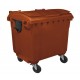 Container HDPE CLF 770L cu capac plat- Transportul inclus in pret