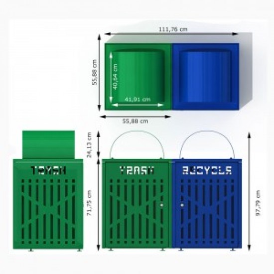 GARIBALDI Cosuri moderne pentru exterior din metal ultra rezistent GARIBALDI Cosuri moderne pentru exterior din metal ultra rezistent