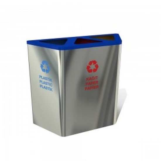 HORSENS Set pentru colectare selectiva din otel inoxidabil pentru birou sau uz casnic HORSENS Set pentru colectare selectiva din otel inoxidabil pentru birou sau uz casnic