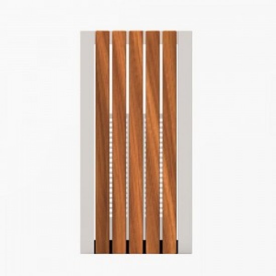 KUOKIO C, Cos scrumiera cu design modern, din metal si lemn, 30x30x70cm KUOKIO C, Cos scrumiera cu design modern, din metal si lemn, 30x30x70cm
