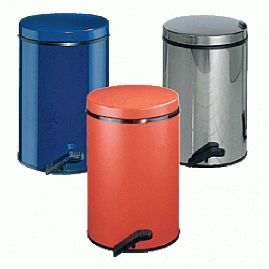 Cosuri de gunoi colectare selectiva, capac rabatabil, pedala 13 L Cosuri de gunoi colectare selectiva, capac rabatabil, pedala 13 L