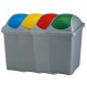 Cosuri de gunoi pentru colectare selectiva, Multipat, 30 litri