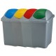Cosuri de gunoi pentru colectare selectiva, Multipat, 30 litri Cosuri de gunoi pentru colectare selectiva, Multipat, 30 litri