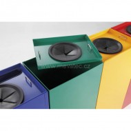 Cos metalic pentru selectarea deseurilor, 100L