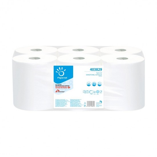 Rola prosop cu derulare externa 140m, 2 straturi, Papernet Autocut Rola prosop cu derulare externa 140m, 2 straturi, Papernet Autocut