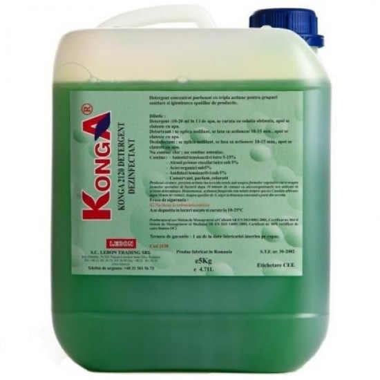 Aviz biocid - Detergent Hard 5 litri, Konga