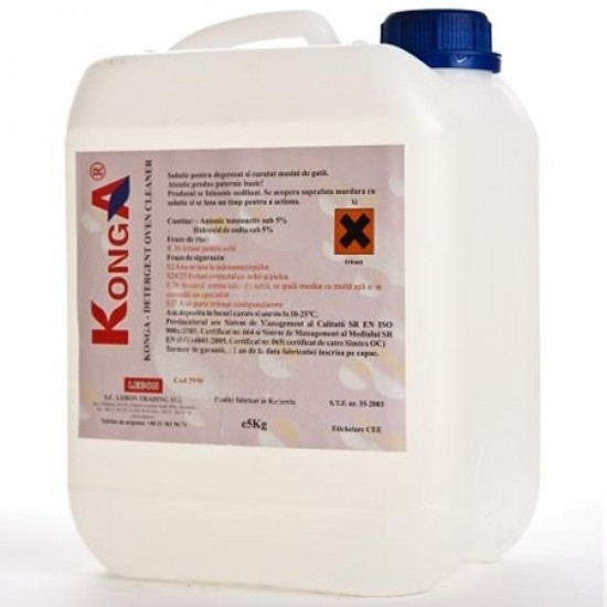 Detergent degresant alcalin Cuptor si Plita, 5 L, Konga