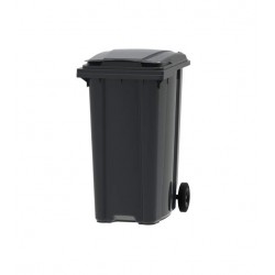 Container din plastic, 360 L, Negru