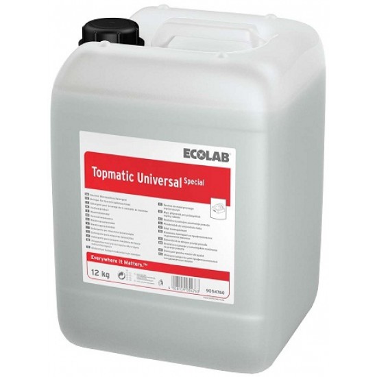 Detergent lichid pentru mașinile de spălat vase TOPMATIC UNIVERSAL SPECIAL 25kg Ecolab Detergent lichid pentru mașinile de spălat vase TOPMATIC UNIVERSAL SPECIAL 25kg Ecolab