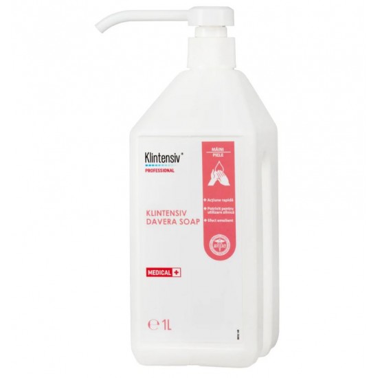 DAVERA® SOAP – Sapun dezinfectant clorhexidina 2%, 1 litru