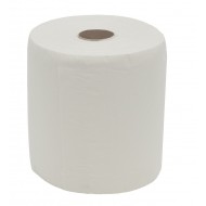 Prosop cu derulare externa, 2 straturi, alb, celuloza 100%,  AQAS, 100m 