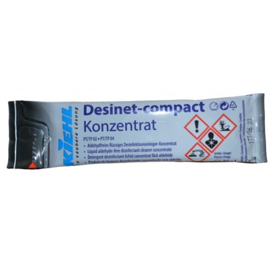 Desinet Compact - Detergent dezinfectant, lichid, concentrat, fara aldehide, Kiehl, 25 ml