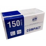 Servetele de masa la pachet, Super 150V Compact, albe, 150 buc., 110x225mm Servetele de masa la pachet, Super 150V Compact, albe, 150 buc., 110x225mm