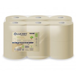 Hartie igienica 2 straturi EcoNatural L-ONE MINI 180 LUCART, 800 portii/ role, 12 role/ pachet