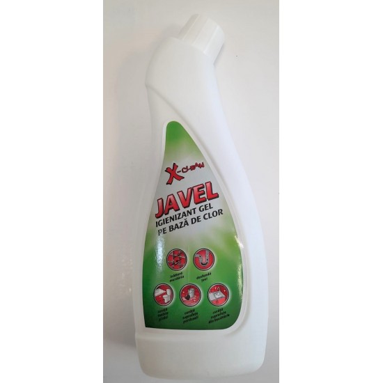 JAVEL - igienizant gel pe baza de clor 1L AQAS JAVEL - igienizant gel pe baza de clor 1L AQAS