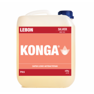 Aviz biocid - Sapun lichid cu dezinfectant, 5 L, Konga Silver