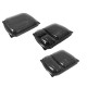 Caserola termo neagra - 3 compartimente - 200 buc/set Caserola termo neagra - 3 compartimente - 200 buc/set