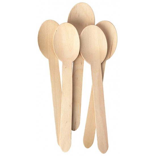 Lingurita lemn - 11 cm - 100 buc/set Lingurita lemn - 11 cm - 100 buc/set