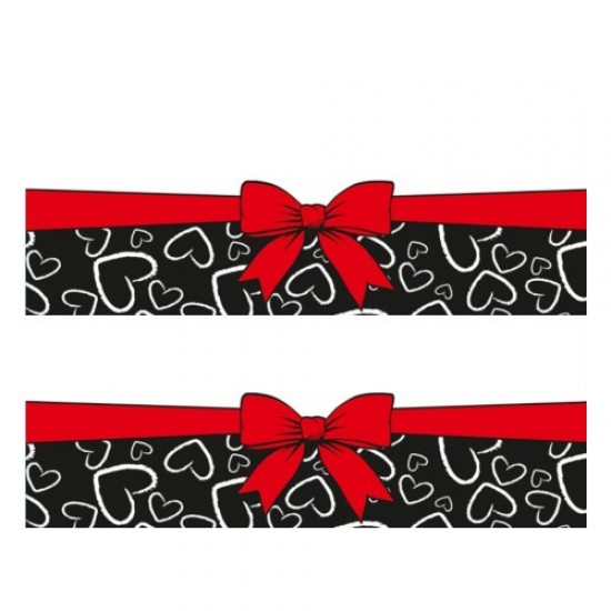 Rola hartie de impachetat, model cu fundite, 70 cm x 240 m.l Rola hartie de impachetat, model cu fundite, 70 cm x 240 m.l