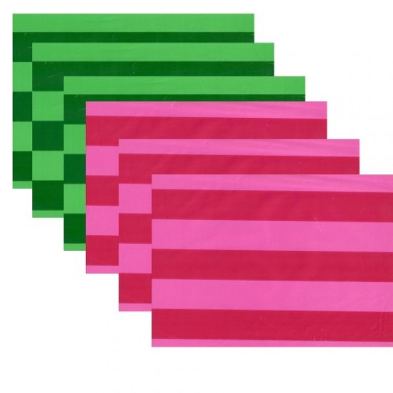 Coli hartie dungi verzi/roz - Coli hartie dungi verzi 50x70 -100 buc/set