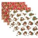 Coli hartie rosii/albe Mos Craciun - Coli hartie albe Mos Craciun 50x70 -100 buc/set Coli hartie rosii/albe Mos Craciun - Coli hartie albe Mos Craciun 50x70 -100 buc/set