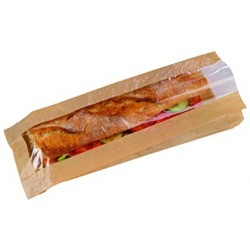 Set 1000 bucati, Pungi cu fereastra, cerate, 13x4x25cm Set 1000 bucati, Pungi cu fereastra, cerate, 13x4x25cm