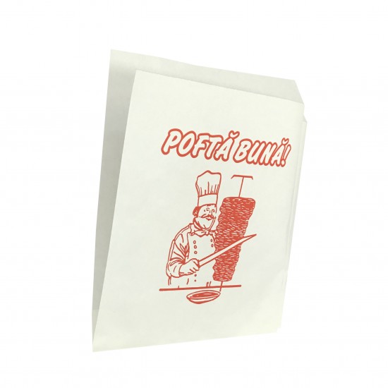 Set 2000 bucati, Coltar hartie, model Kebap, 14 x 19 cm Set 2000 bucati, Coltar hartie, model Kebap, 14 x 19 cm