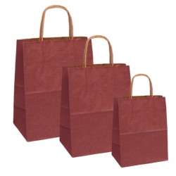 Set 100 bucati, Pungi natur, colorate bordo la exterior, 25x9x30cm Set 100 bucati, Pungi natur, colorate bordo la exterior, 25x9x30cm