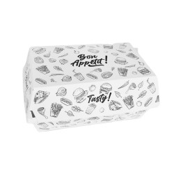 Hamburger box Urban - 11.5x11.5x7.3cm mica - 100 buc. Hamburger box Urban - 11.5x11.5x7.3cm mica - 100 buc.