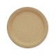 Set de 100 bucati, Farfurie kraft ECO - D18 Set de 100 bucati, Farfurie kraft ECO - D18
