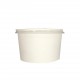 Bol supa Kraft + Capac - ALB 470ml - 100 buc. Bol supa Kraft + Capac - ALB 470ml - 100 buc.