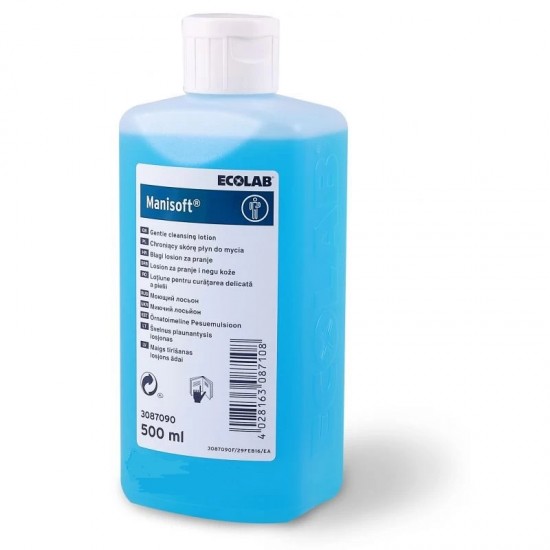 Sapun lichid dezinfectant - MANISOFT 500ml Lotiune antimicrobiană pentru spalarea igienica a mainilor