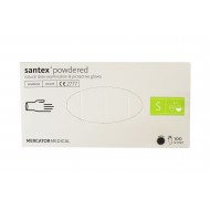 Manusi Santex din Latex pudrate 100buc/cutie Manusi Santex din Latex pudrate 100buc/cutie